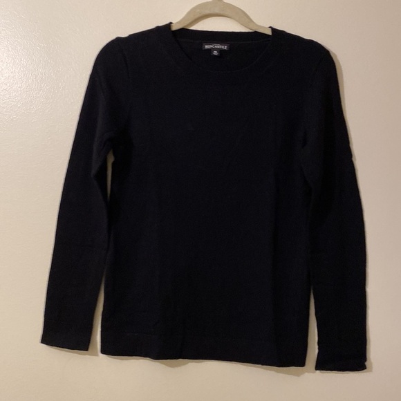 J. Crew wool / cotton blend black sweater. Size Xs. - Picture 2 of 8